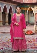 Anaita Rani Pink Premium Embroidery Dhaga Sequin Work Ready Made Suit - Distacart
