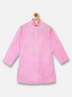 Sethukrishna Boys Pink Kurta with Pyjamas set