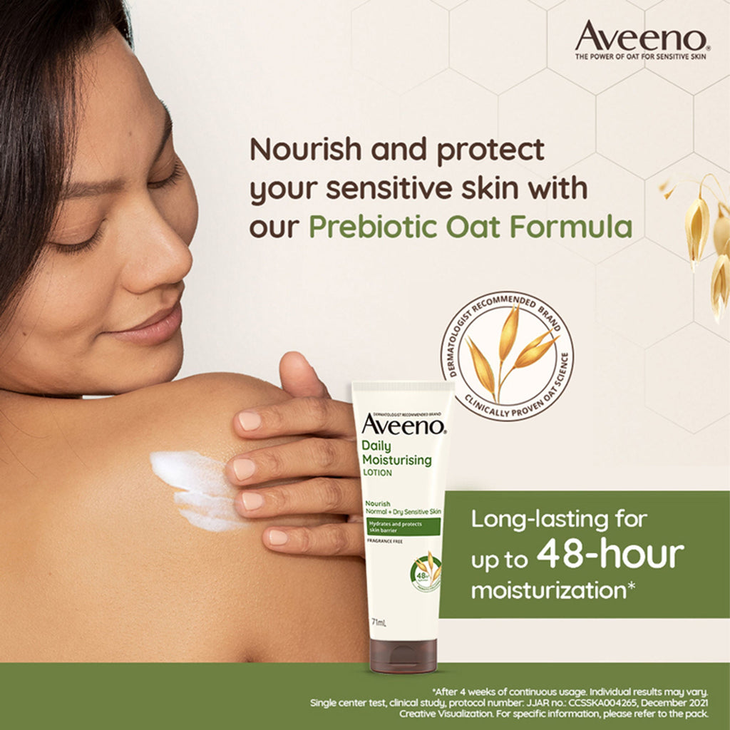 Aveeno Daily Moisturising Lotion Home + Travel Combo| Moisturizer for Normal, Dry & Sensitive Skin