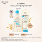 Aveeno Baby Daily Moisturizing Lotion & Wash Shampoo Combo | Dry, Itchy & Sensitive Skin
