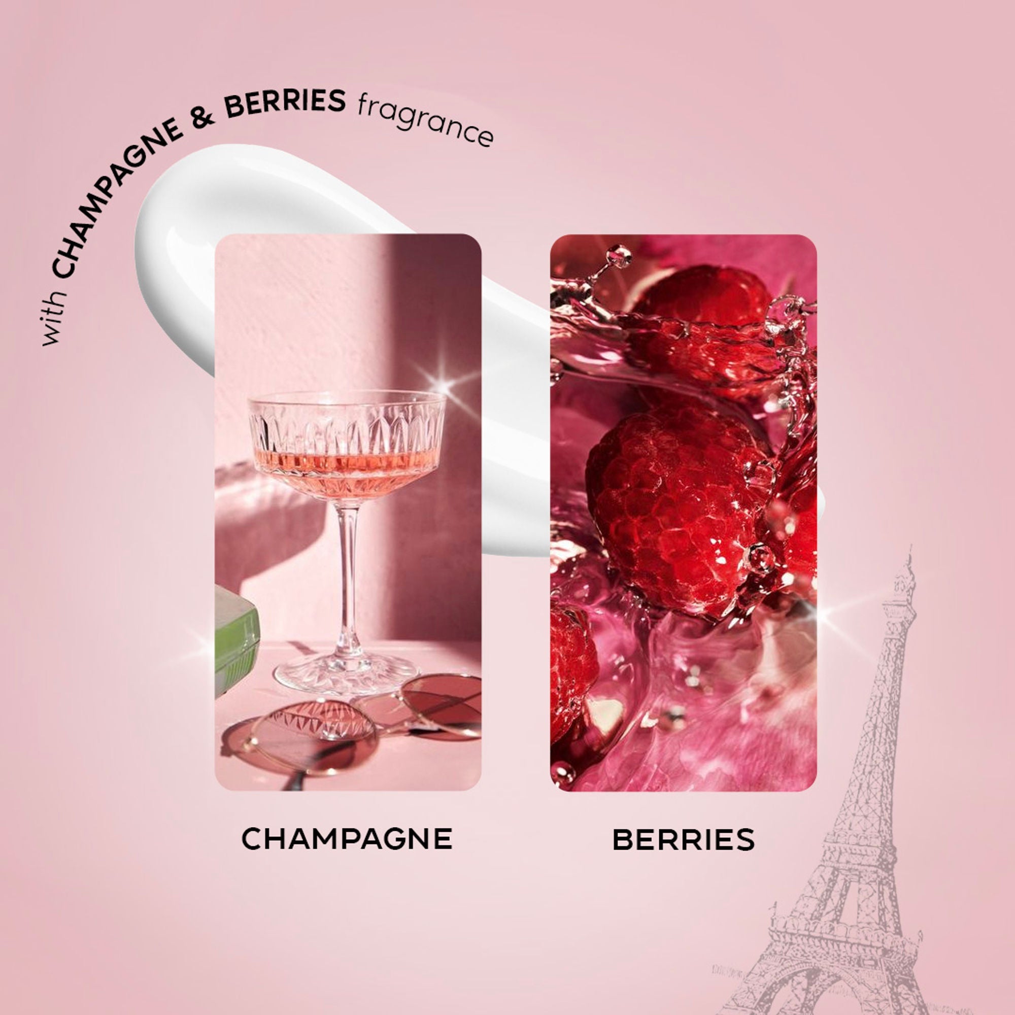 Wanderlust Dreaming Of Paris Hydrating Gel Body Creme With Champagne And Strawberry
