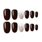 shills professional reusable press on nails oval spn702
