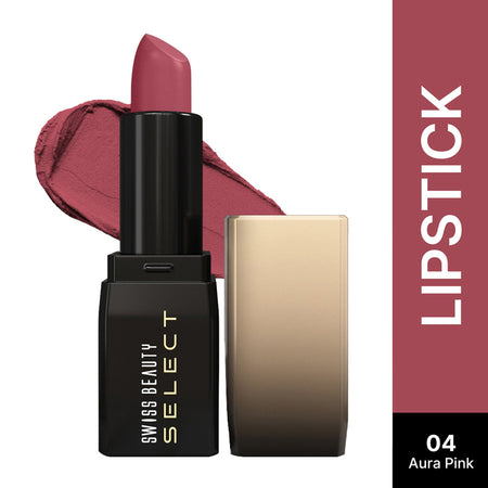 Swiss Beauty Select Dare To Matte Lipstick - 4 Aura Pink