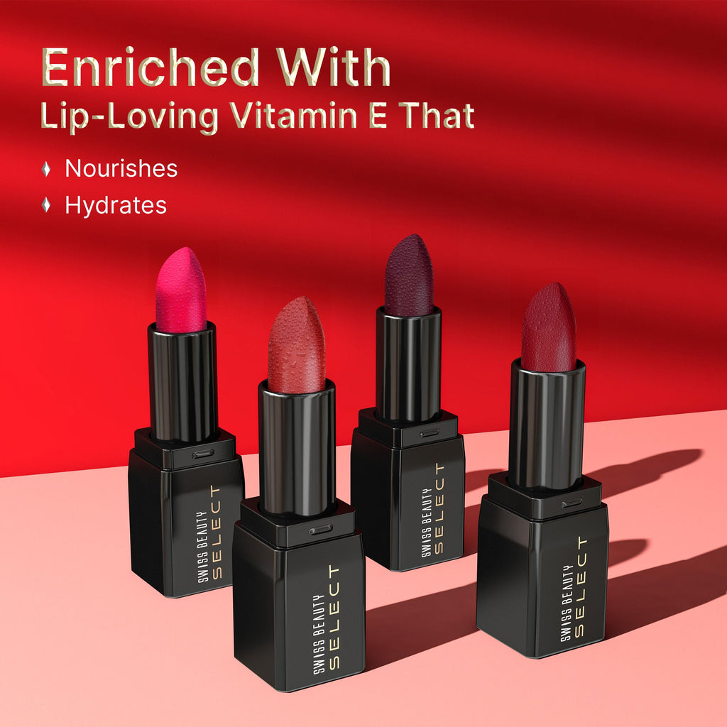 Swiss Beauty Select Dare To Matte Lipstick - 10 Racing Red - Distacart