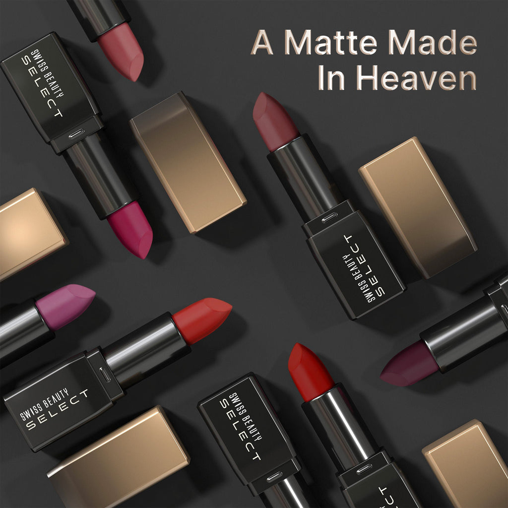 Swiss Beauty Select Dare To Matte Lipstick - 10 Racing Red - Distacart