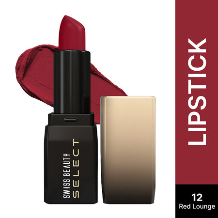Swiss Beauty Select Dare To Matte Lipstick - 12 Red Lounge