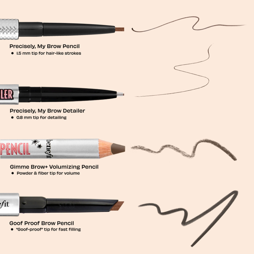 Benefit Cosmetics Precisely, My Brow Detailer Eyebrow Pencil - 4 Warm Deep Brown