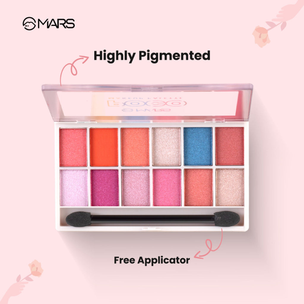 MARS Cosmetics Poco Face Makeup And Eyeshadow Palette - 01 - Distacart