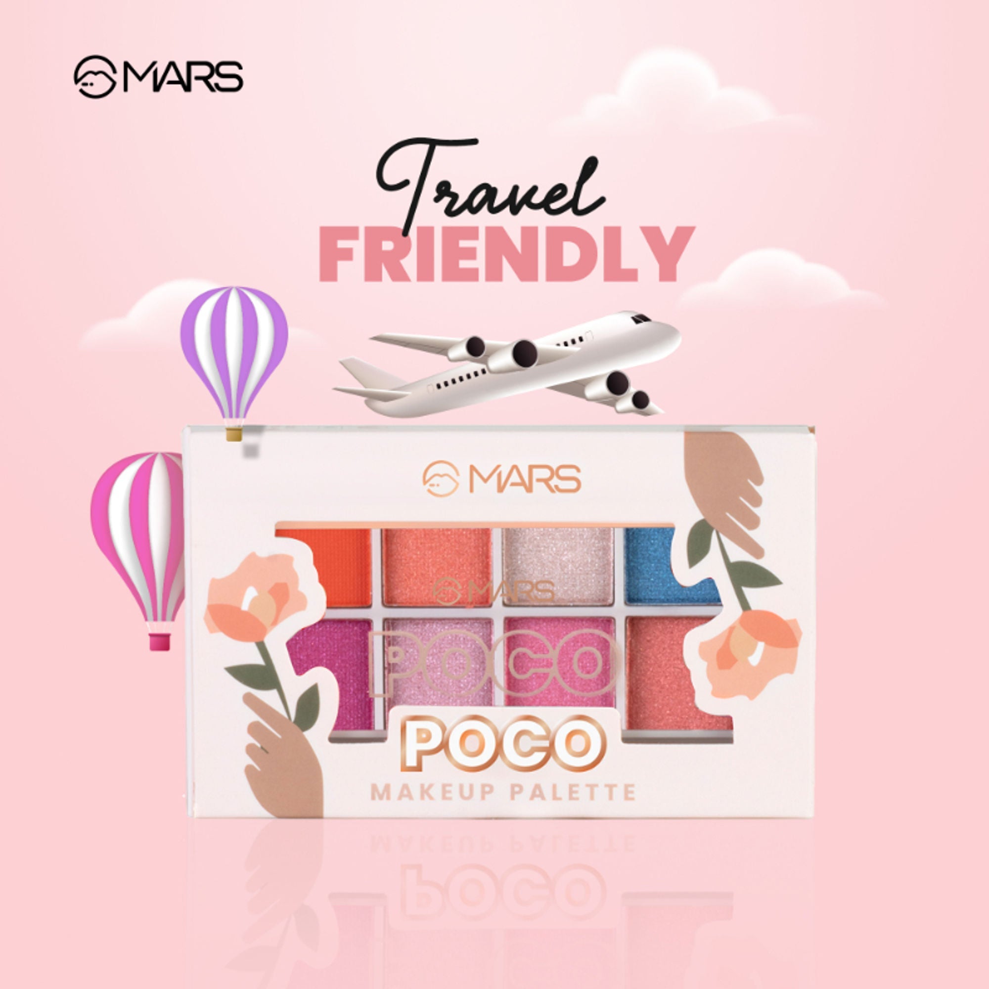 MARS Cosmetics Poco Face Makeup And Eyeshadow Palette - 02 - Distacart