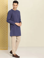 House of Pataudi Rozana Pure Cotton Angrakha Kurta
