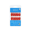 shills professional reusable press on nails almond spn636