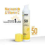 Nykaa Naturals SUNKISSED GLOW Invisible Sunscreen Gel SPF 50 PA++++ with Niacinamide and Vitamin C