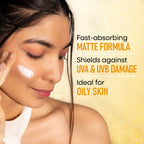 Nykaa SKINRX Ultra Matte Dry Touch Sunscreen SPF 50 PA+++ , Lightweight Matte Finish, No White Cast