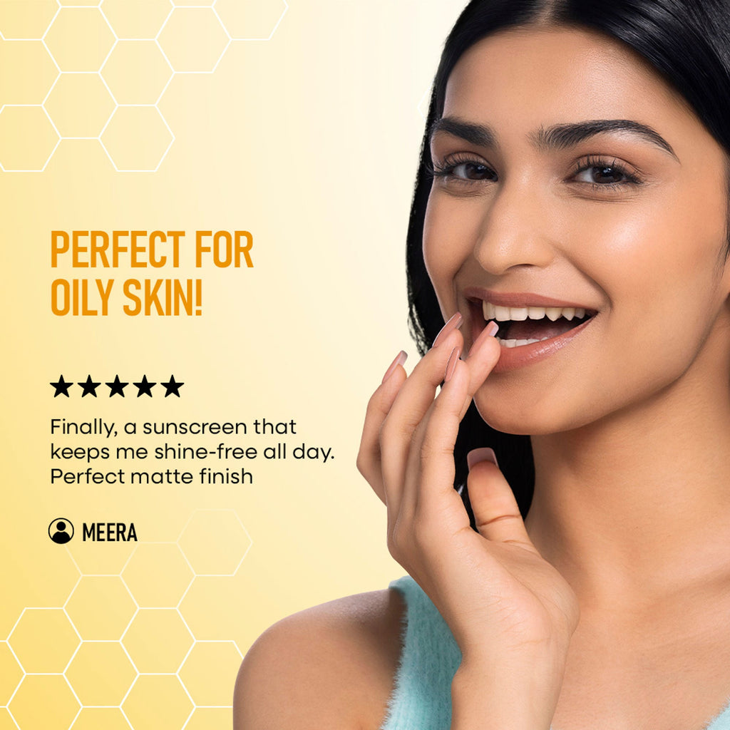 Nykaa SKINRX Ultra Matte Dry Touch Sunscreen SPF 50 PA+++ , Lightweight Matte Finish, No White Cast