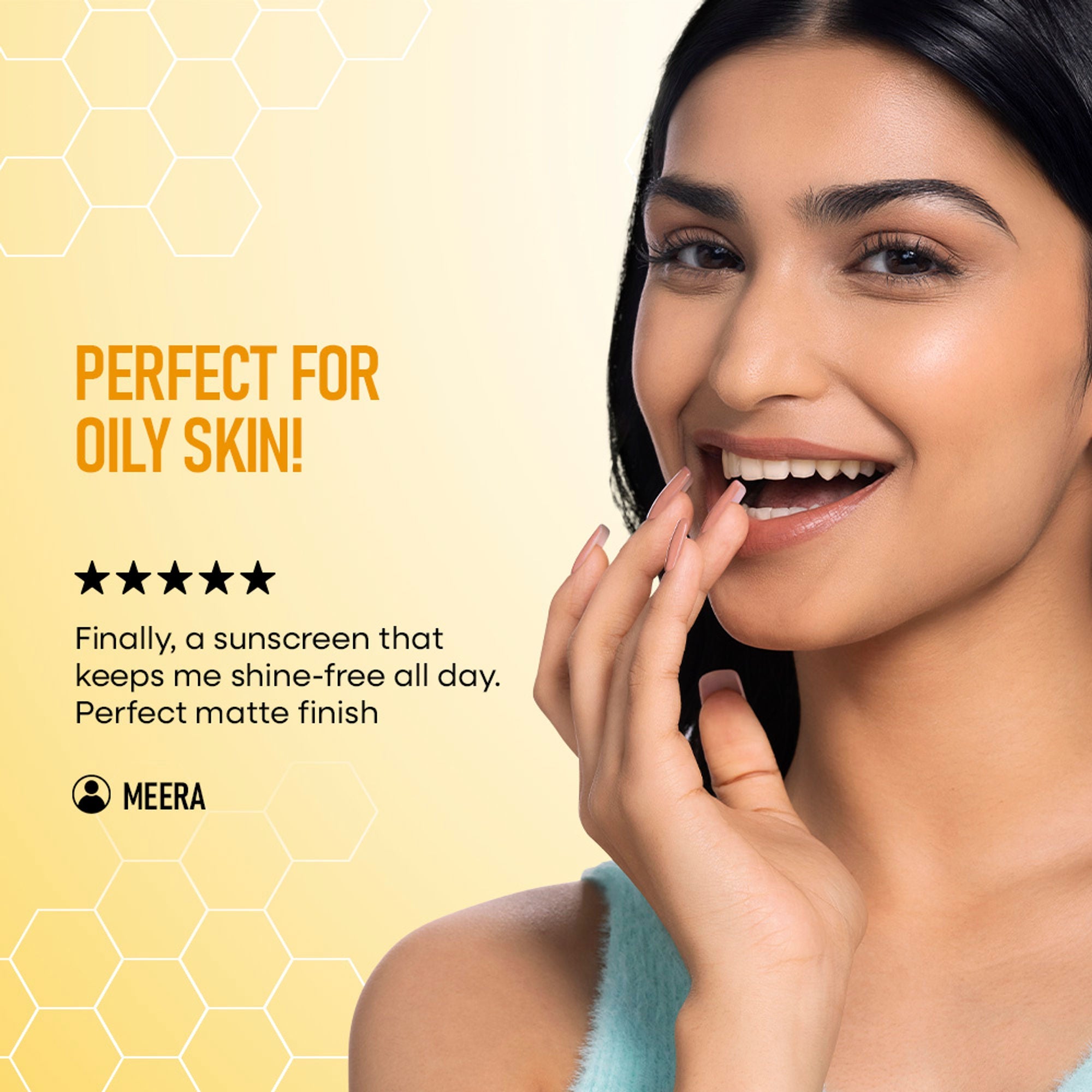 Nykaa SKINRX Ultra Matte Dry Touch Sunscreen SPF 50 PA+++ , Lightweight Matte Finish, No White Cast