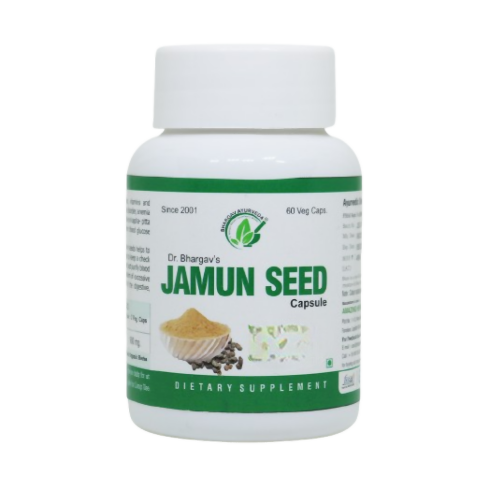 Dr.Bhargavs Jamun Seed Capsules - Distacart