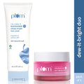 Plum Niacinamide & Hyaluronic Acid Face Wash & Moisturizer Combo For Bright, Hydrated & Plumped Skin