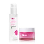 Plum 1% Hyaluronic Acid & Bulgarian Rose Toner & Moisturiser Combo For Hydration & Plumpy Skin