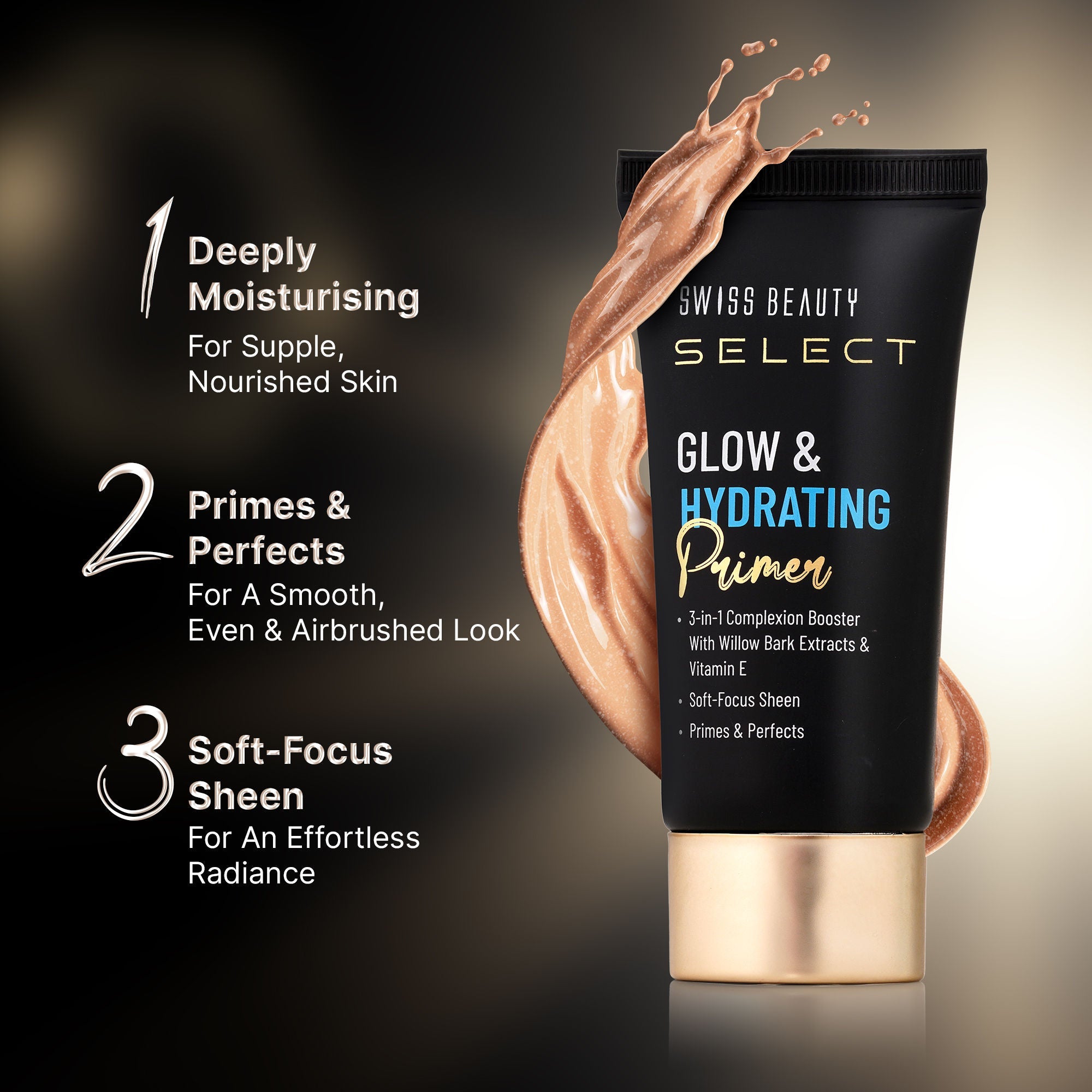 Swiss Beauty Select Glow & Hydrating Primer - Distacart