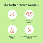 Foxtale Essentials Green Tea Oil-Free Gel Face Moisturizer - Hydrates, Brightens And Prevents Acne