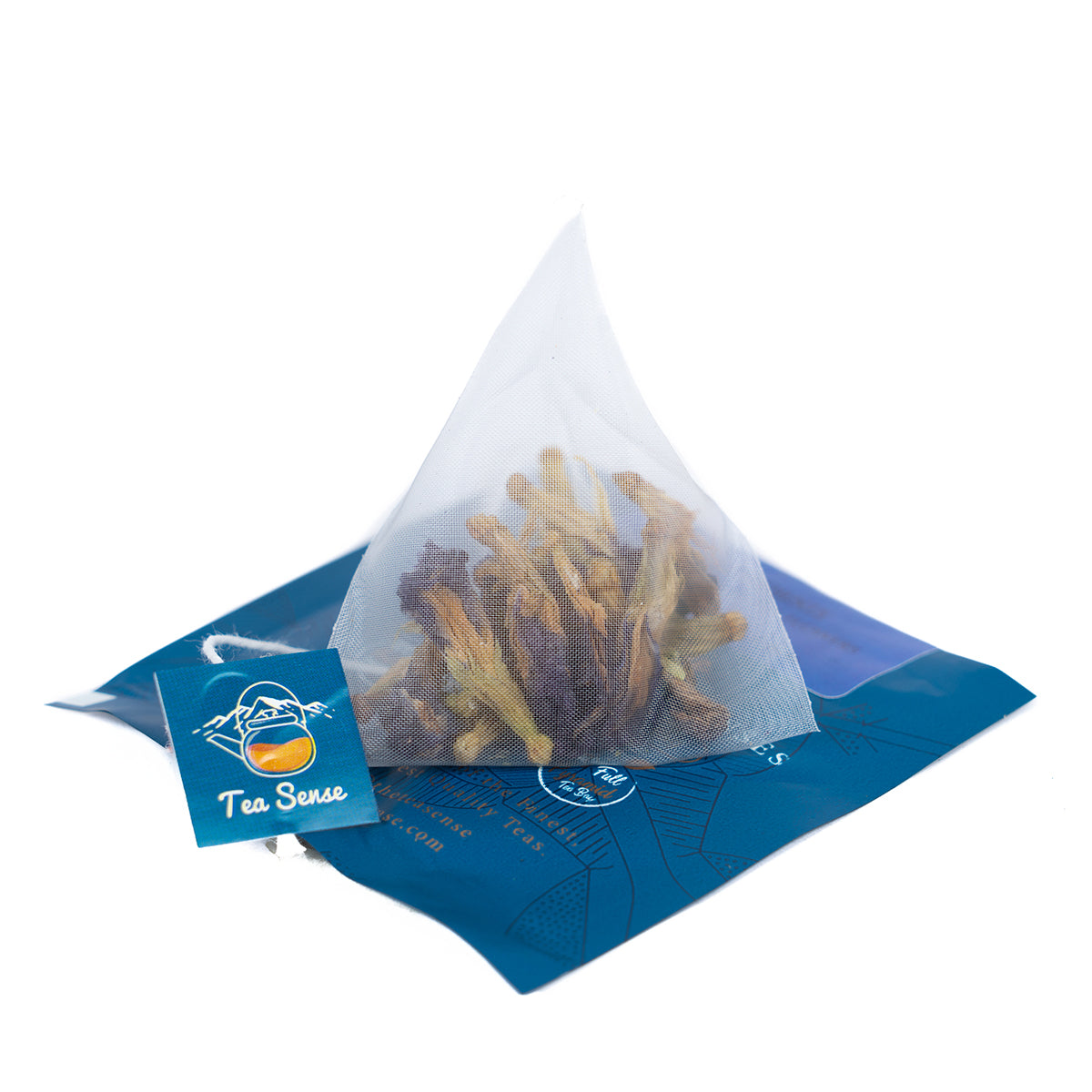 Tea Sense Butterfly Blue Pea Flower Tea Bags Box - Distacart