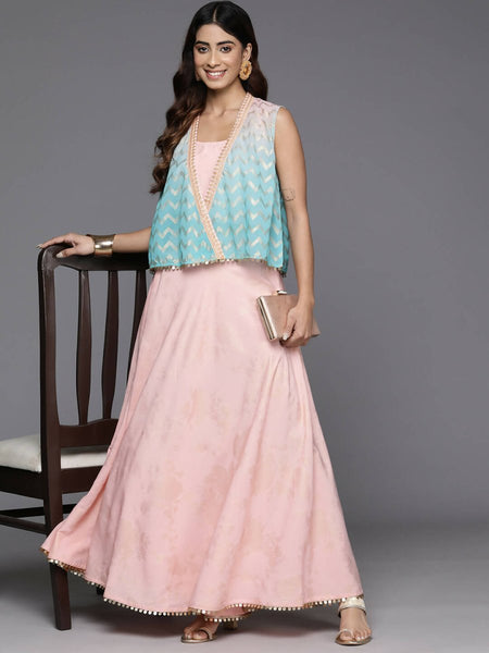 Ahalyaa Women's Traditional Wear Co-ods - Pink