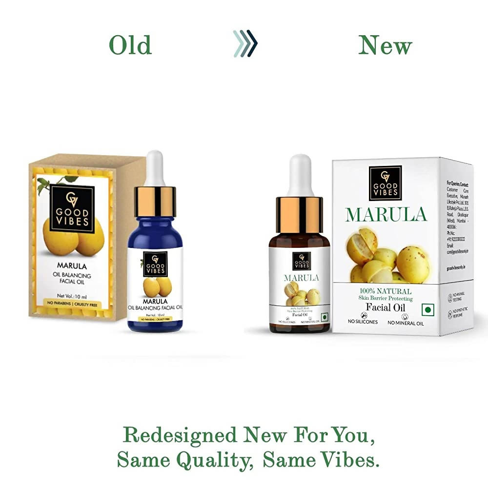 Good Vibes Oil Balancing Facial Oil - Marula