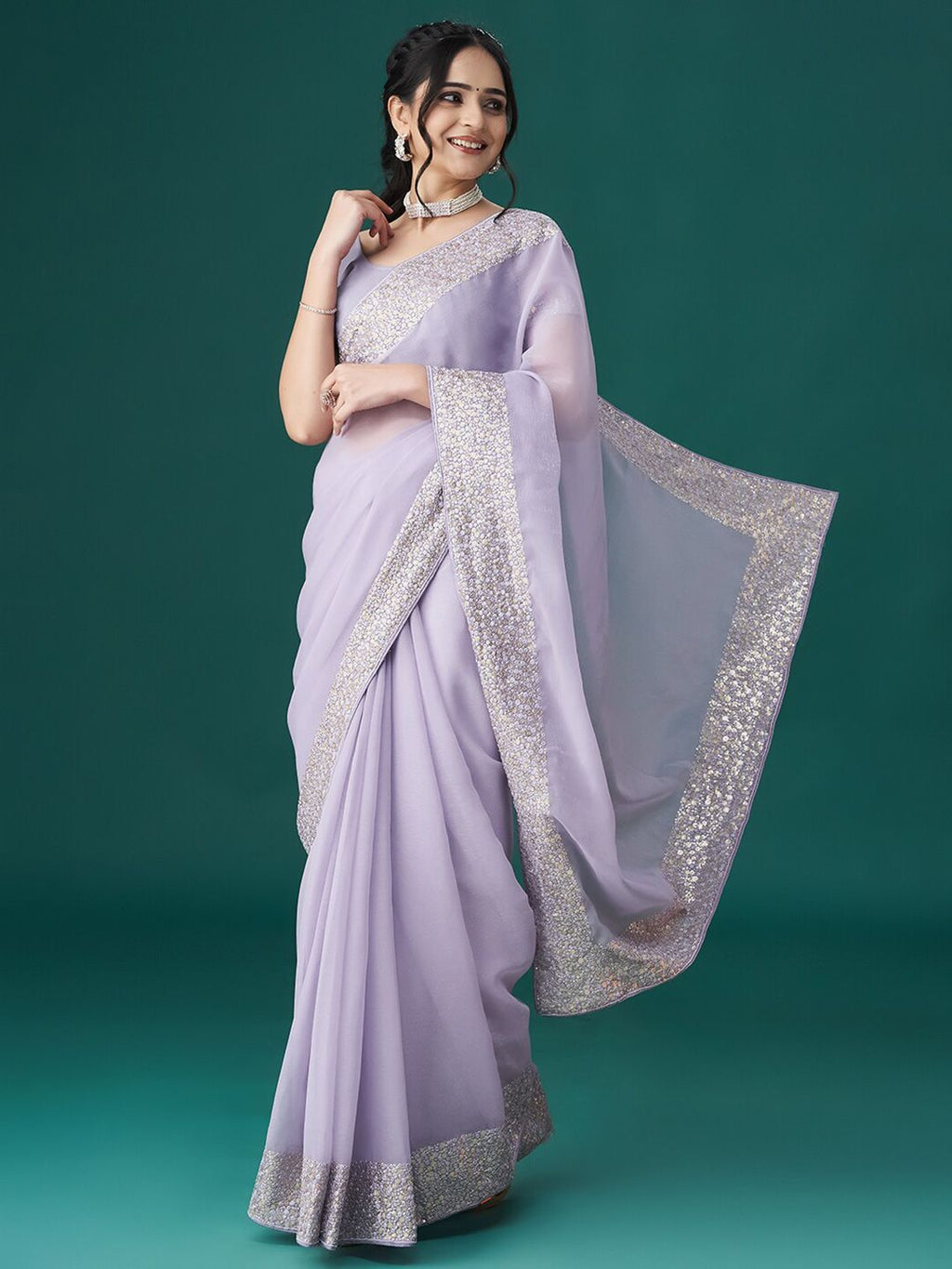 kasee Embroidered Sequinned Sarees - Distacart