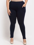 TAG 7 Women Plus Size Cotton Ankle Length Leggings