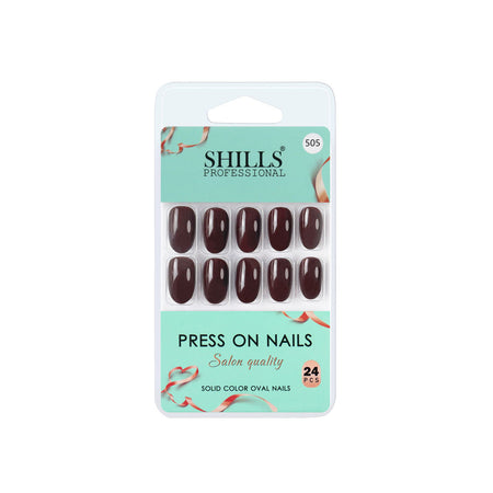 Shills Professional Reusable Press On Nails Oval - SPN505