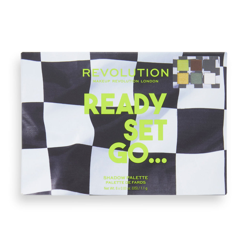 Makeup Revolution Power Eyeshadow Palette 90's Baby - Ready Set Go - Distacart