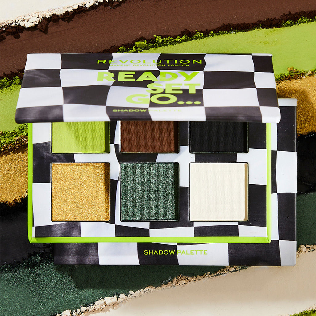 Makeup Revolution Power Eyeshadow Palette 90's Baby - Ready Set Go - Distacart