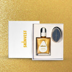Skinvest Molten Gold Shimmer Drops With Buff Body Brush