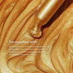 Skinvest Molten Gold Shimmer Drops With Buff Body Brush