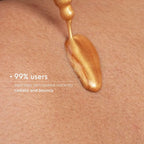 Skinvest Molten Gold Shimmer Drops With Buff Body Brush