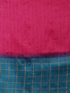 Saree Mall Pink & Purple Colourblocked Bhagalpuri Saree - Distacart