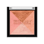 Swiss Beauty Baked Blusher & Highlighter - 01 - Distacart