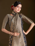 Sangria Floral Woven Design Sarees - Distacart