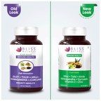 Bliss Welness Giloy + Tulsi + Amla + Ashwagandha + Curcumin Immunity Health Veg Tablet