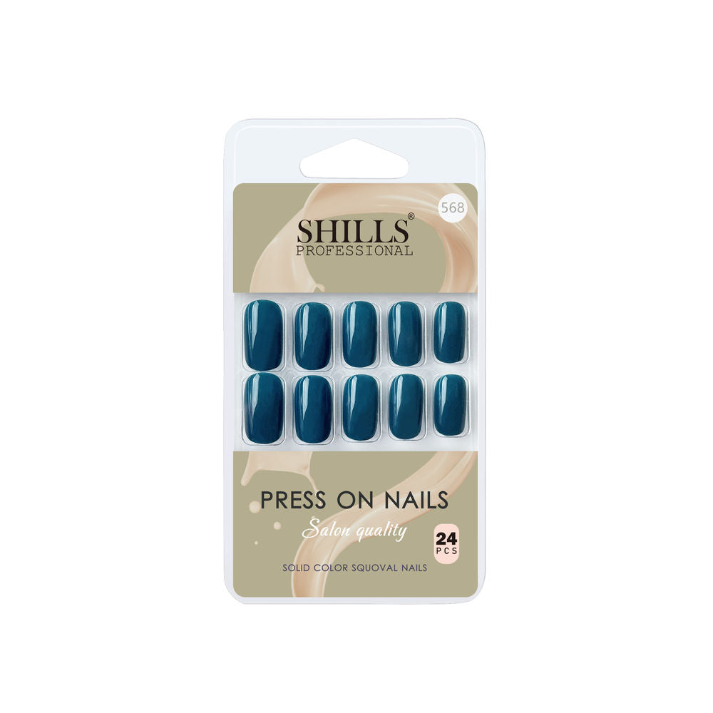 Shills Professional Reusable Press On Nails Square - SPN568