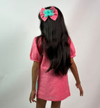 ArthLife Coral Pink Doll A-Line Dress
