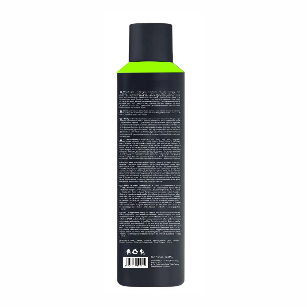 shills professional sheen hair spray
