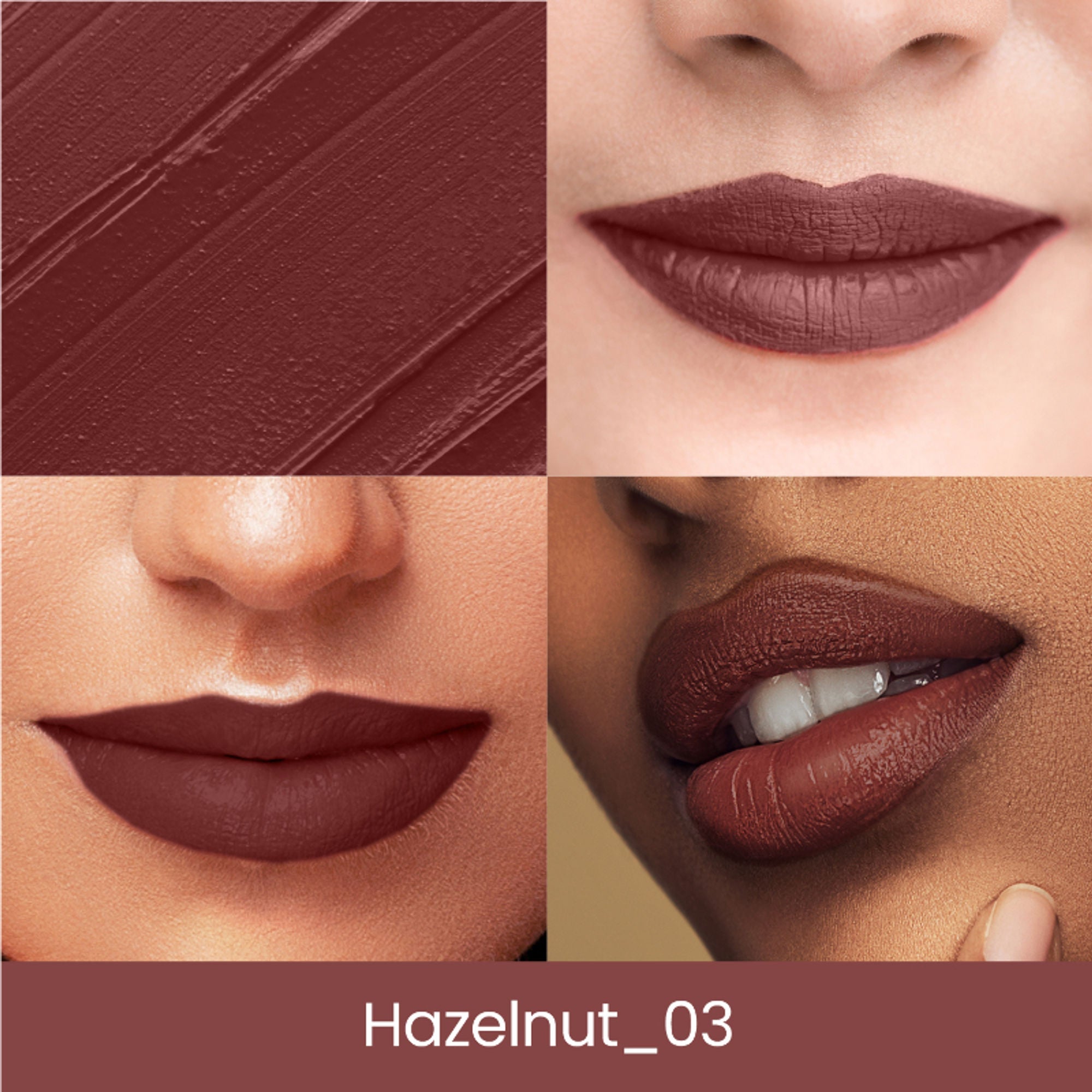 Swiss Beauty Lip Stain Matte Lipstick - 203 Hazlenut - Distacart