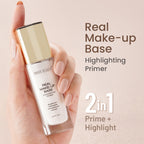 Swiss Beauty Real Make-Up Base Highlighting Primer , Brighten Skin , Modify Pore - 02 Golden Tint