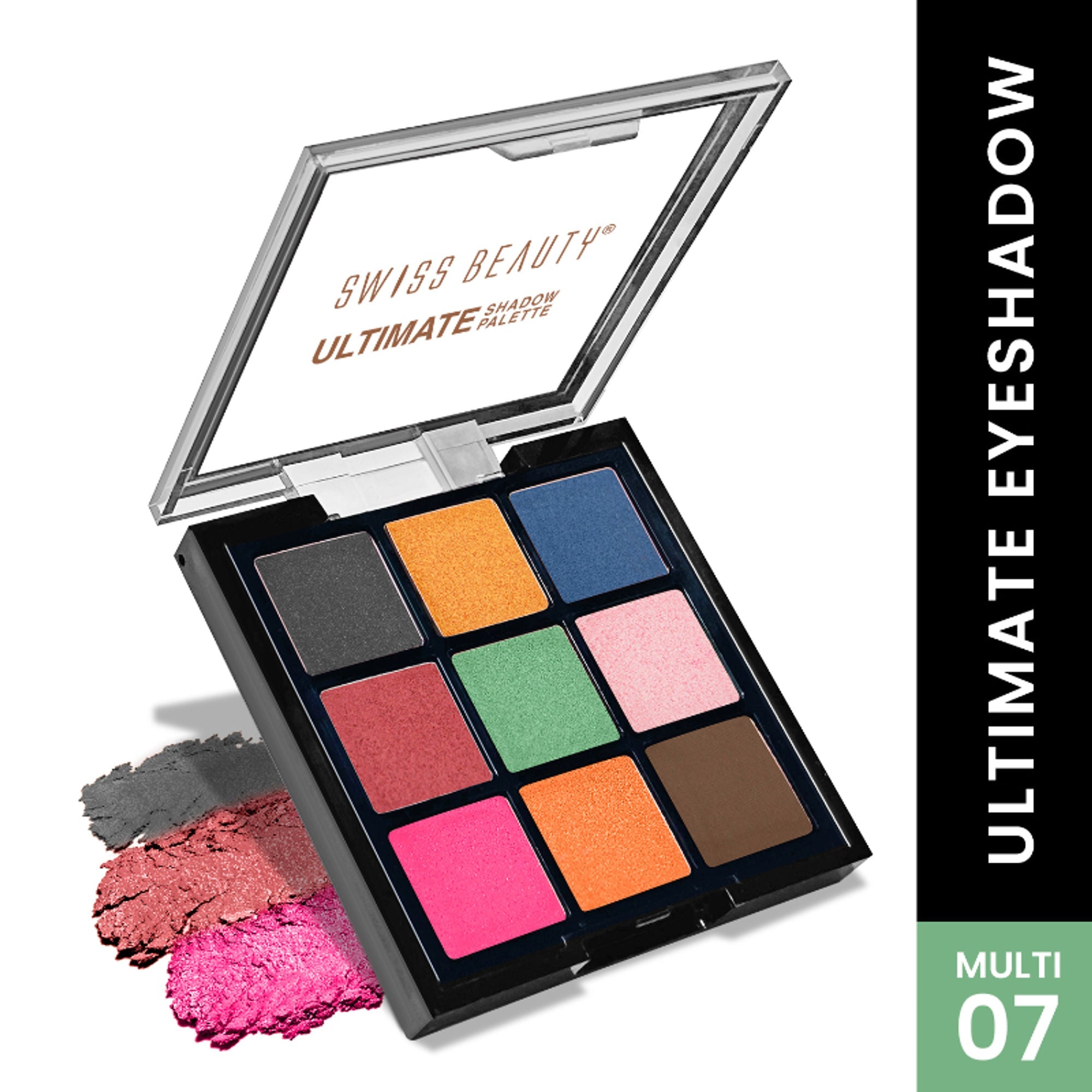 Swiss Beauty Ultimate 9 Pigmented Colors Eyeshadow Palette - 7