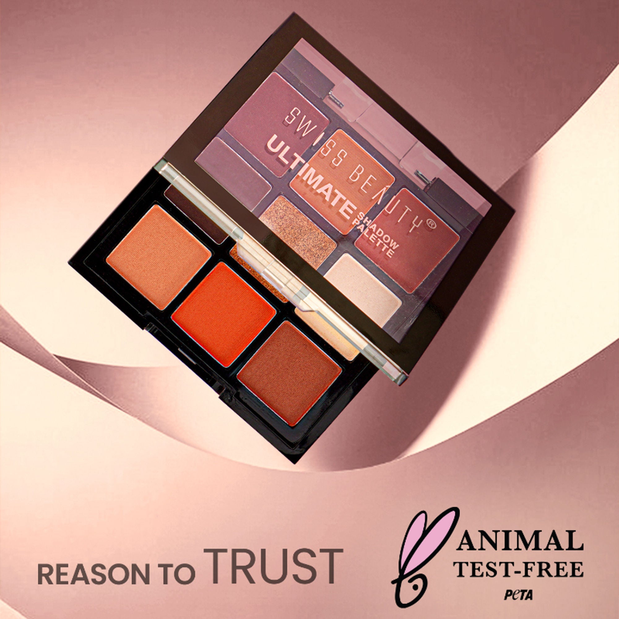 Swiss Beauty Ultimate 9 Pigmented Colors Eyeshadow Palette - 8 - Distacart