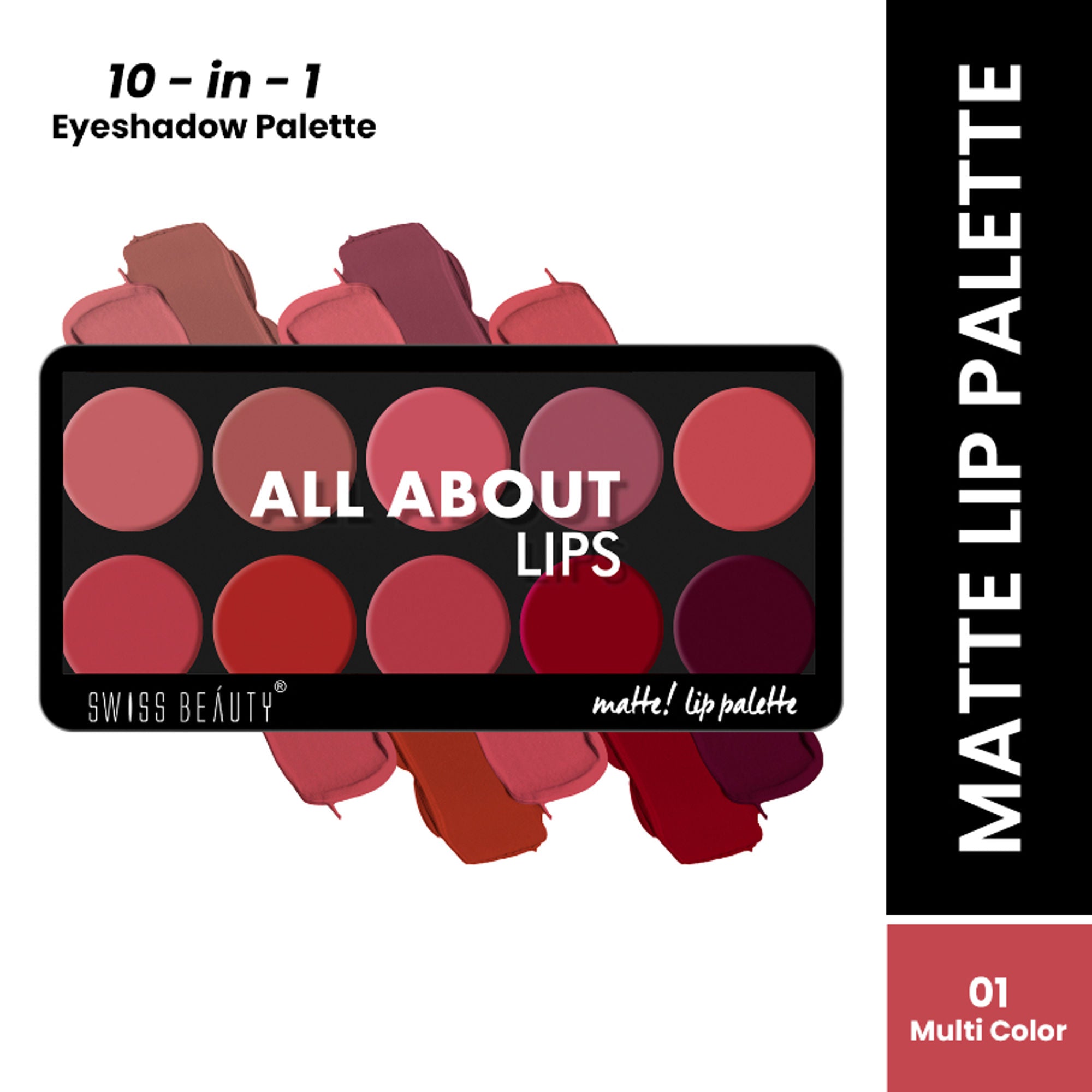 Swiss Beauty All About Lip Palette - 1