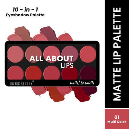 Swiss Beauty All About Lip Palette - 1