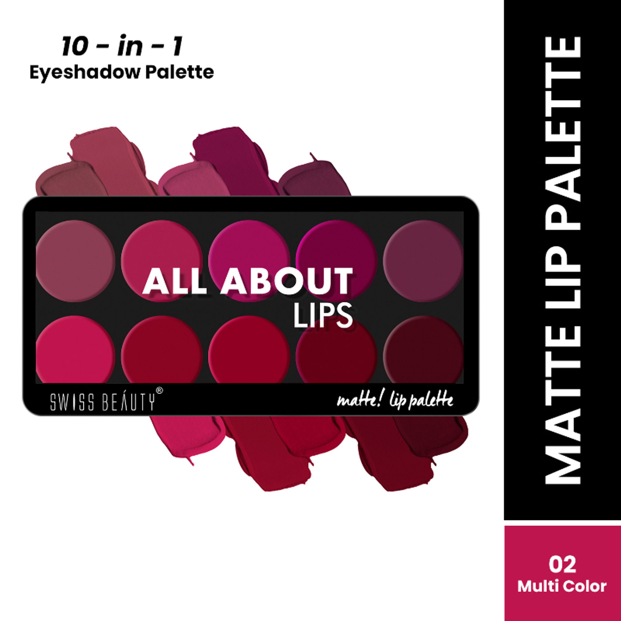 Swiss Beauty All About Lip Palette - 2