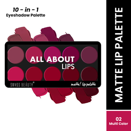 Swiss Beauty All About Lip Palette - 2